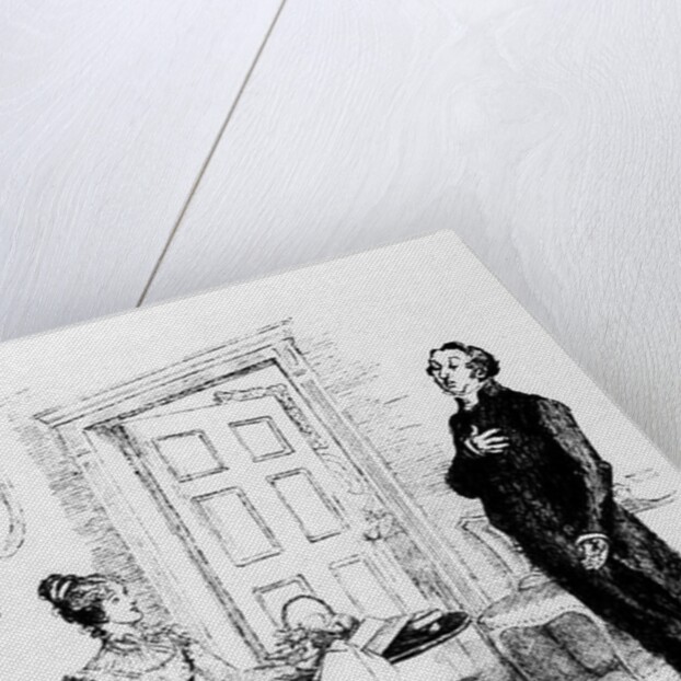 Mr Collins and Elizabeth by Hugh Thomson