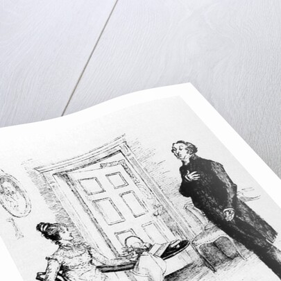 Mr Collins and Elizabeth by Hugh Thomson