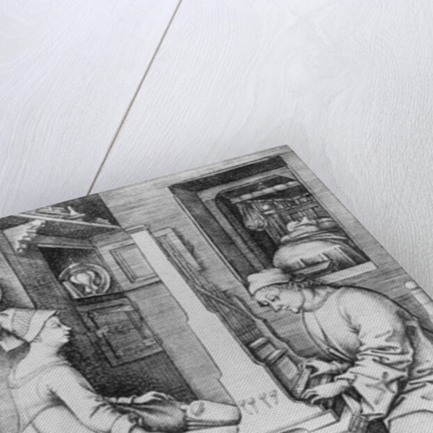 Positive Organ by Israhel van the younger Meckenem