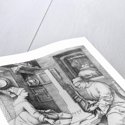 Positive Organ by Israhel van the younger Meckenem