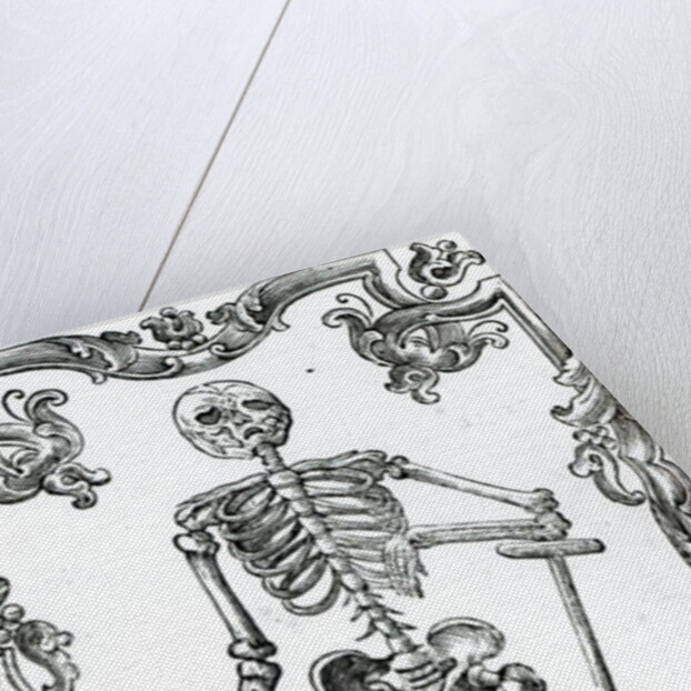 Skeleton with a Shovel by German School