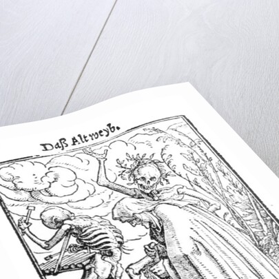 Death and the Old Woman by Hans Holbein the Younger