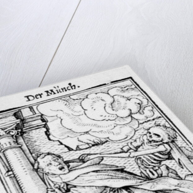 Death and the Mendicant Friar by Hans (after) Holbein the Younger