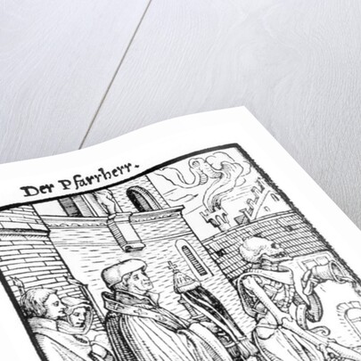 Death and the Parish Priest by Hans Holbein the Younger