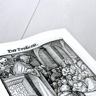 Death and the Preacher by Hans Holbein the Younger