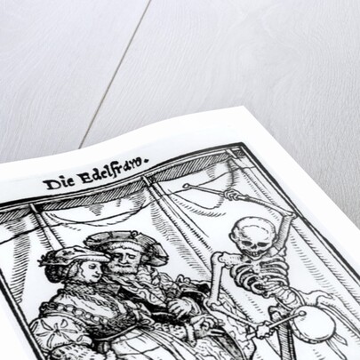 Death and the Noblewoman by Hans Holbein the Younger