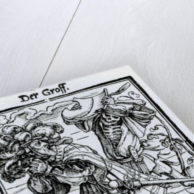 Death and the Count by Hans Holbein the Younger