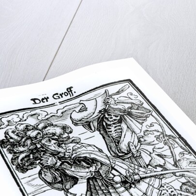 Death and the Count by Hans Holbein the Younger