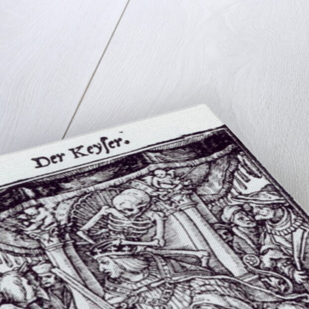 Death and the Emperor by Hans Holbein the Younger