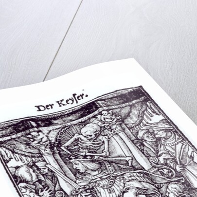 Death and the Emperor by Hans Holbein the Younger