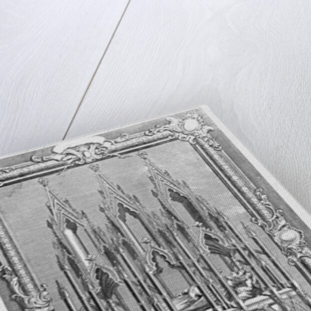 The Monument of Edward II in Gloucester Cathedral by Hubert Francois Gravelot