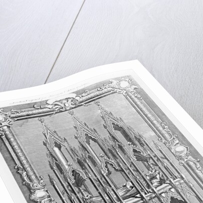 The Monument of Edward II in Gloucester Cathedral by Hubert Francois Gravelot