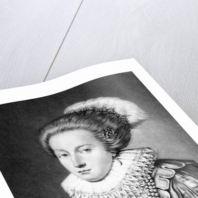 Elizabeth Stuart, Queen of Bohemia illustration from 'Portraits of Characters Illustrious in British History' by English School