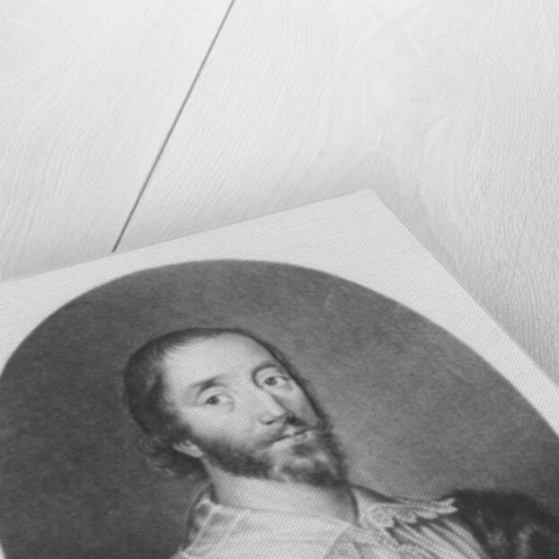 Sir Dudley Digges illustration from 'Portraits of Characters Illustrious in British History' by C. Harding