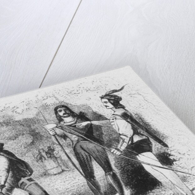 Robin Hood, Scarlet and John by English School