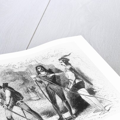 Robin Hood, Scarlet and John by English School