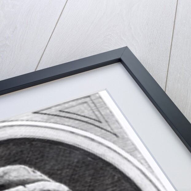 Portrait of William Caxton and his Printer's mark by English School