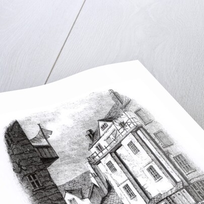 Caxton's Printing Office, The Almonry, Westminster by English School