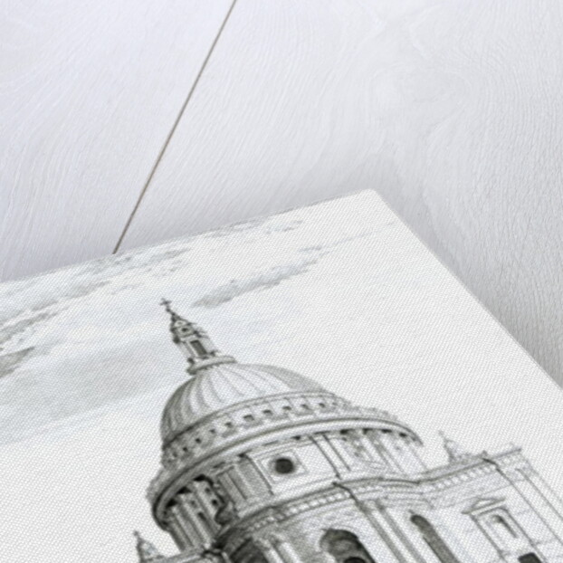 The East Prospect of St. Paul's Cathedral by English School