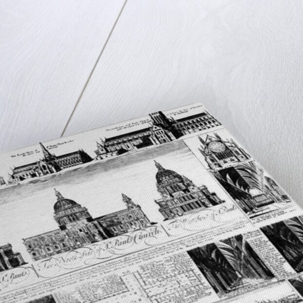 St. Paul's Cathedral by David (after) Loggan