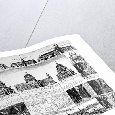 St. Paul's Cathedral by David (after) Loggan