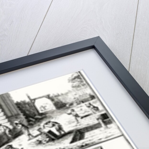 Stonemasons at work and various examples of wall-building techniques by Prevost