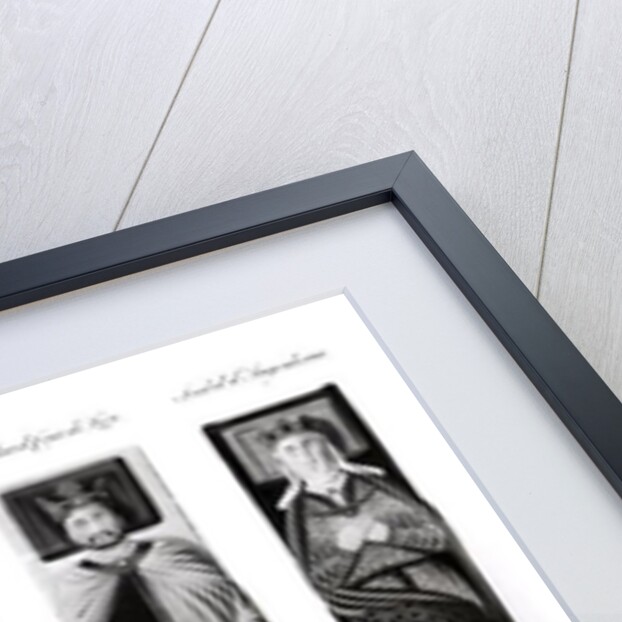 Effigies of Henry II Eleanor of Aquitaine Richard Coeur de Lion and Isabel d'Angoulesme by English School