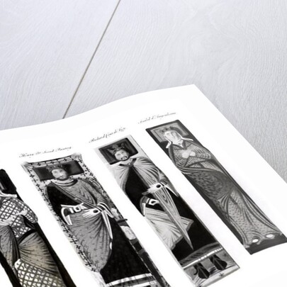 Effigies of Henry II Eleanor of Aquitaine Richard Coeur de Lion and Isabel d'Angoulesme by English School