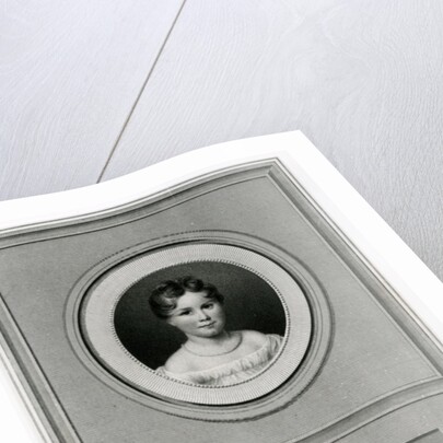 Portrait of Augusta Ada Byron engraved by Edward Scriven 1820 by Louis Ferriere