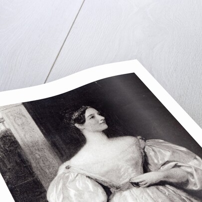 Portrait of Augusta Ada Byron Countess of Lovelace by English School