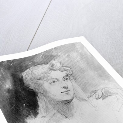 Portrait of The Hon. Augusta Leigh by George Hayter