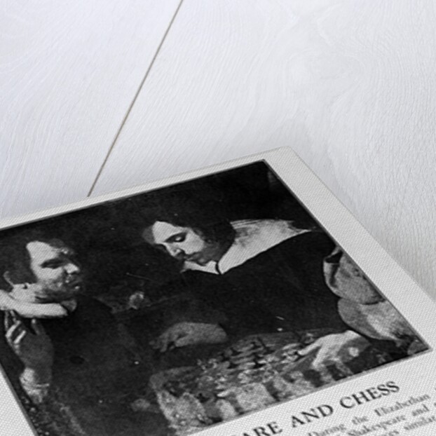 William Shakespeare and Ben Jonson Engaged in a Game of Chess by Karel van Mander
