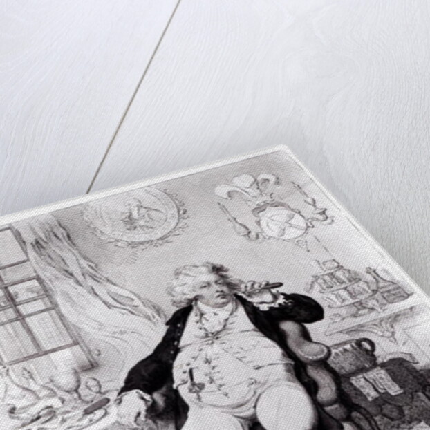 A Voluptuary under the Horrors of Digestion, published in 1792 by English School