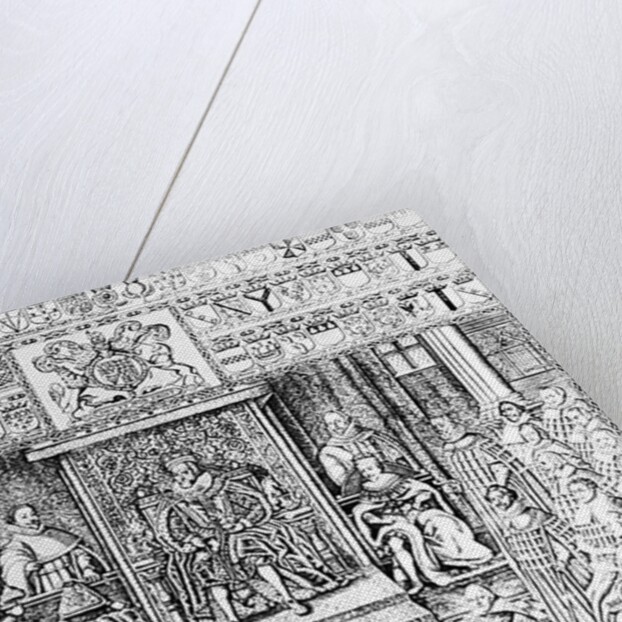 James I of England at Court by English School