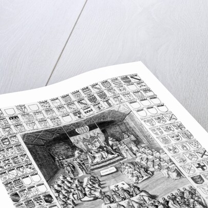 Charles I in the House of Lords by English School