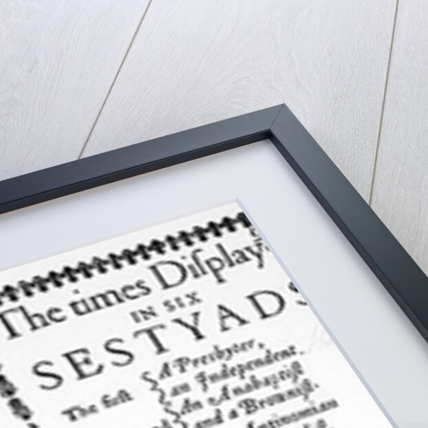 The Times Displayed in Six Sestyads. by English School