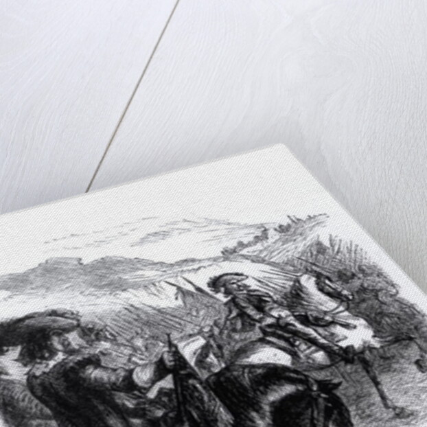 Duke of Monmouth Advancing on Taunton by English School