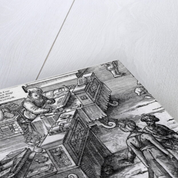 Bank Interior by Jost Amman