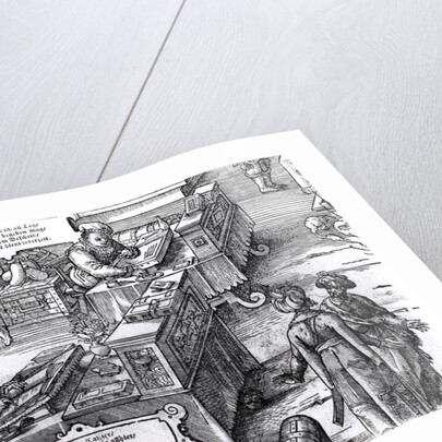 Bank Interior by Jost Amman