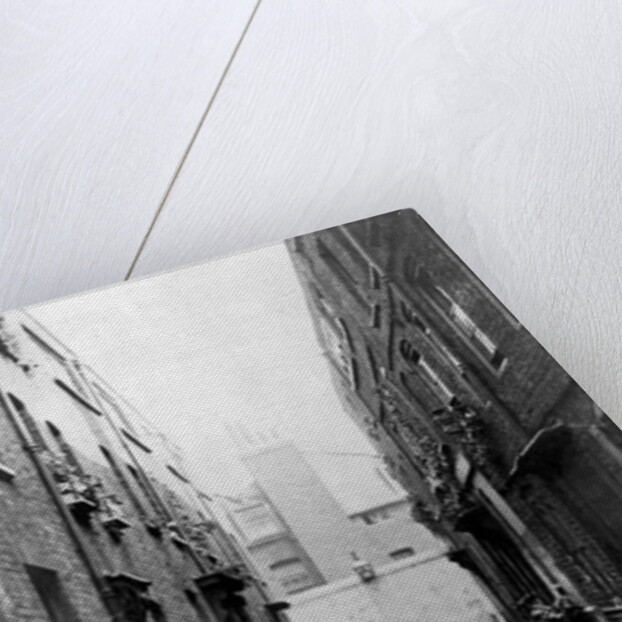 London Slums, 1899 by English School