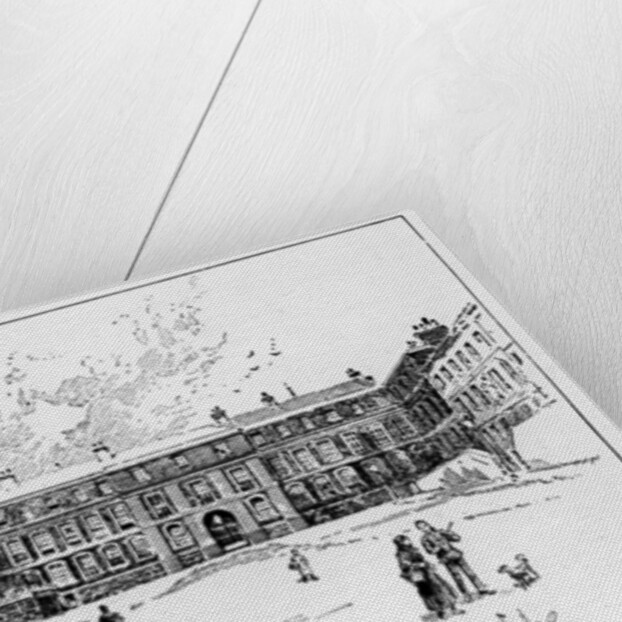 Lower Castle Yard, Dublin by W. Lawrence (after)