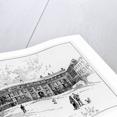 Lower Castle Yard, Dublin by W. Lawrence (after)