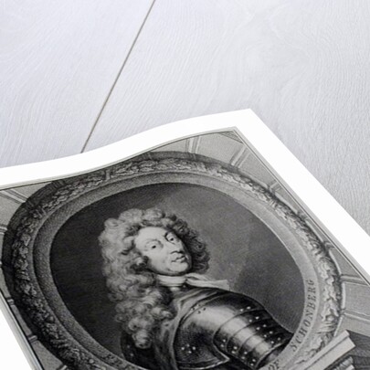 Frederick, Duke of Schomberg engraved by Jacobus Houbraken by Godfrey Kneller