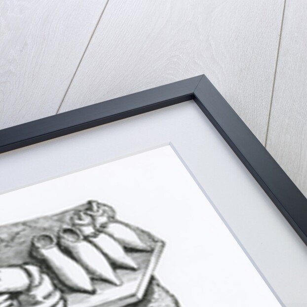 The Shoemaker Fitting a Shoe, copied from one of the Misericordia Stalls in the Choir of Rouen Cathedral by French School