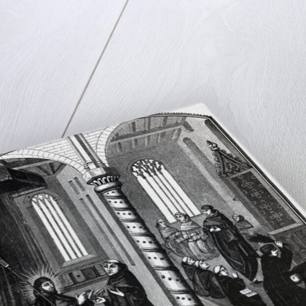 A Birching in a School of Mendicant Monks by (after) French School