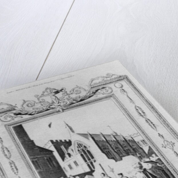 The Burning of Archbishop Thomas Cranmer at Oxford in the Bloody Reign of Queen Mary by English School