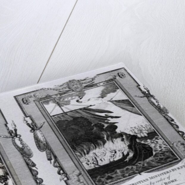 A Bookseller Burnt at Avignon in France for Selling Bibles in the French Tongue with Some of Them Tied round his Neck and Four Score Christian Ministers Burnt together in a Ship by School English