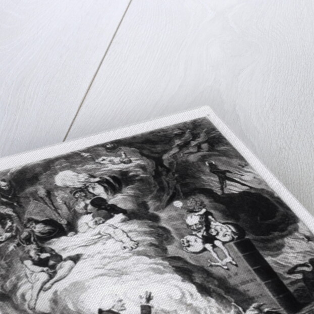 Shakespeare Sacrificed, or The Offering to Avarice, published in 1789 by James Gillray