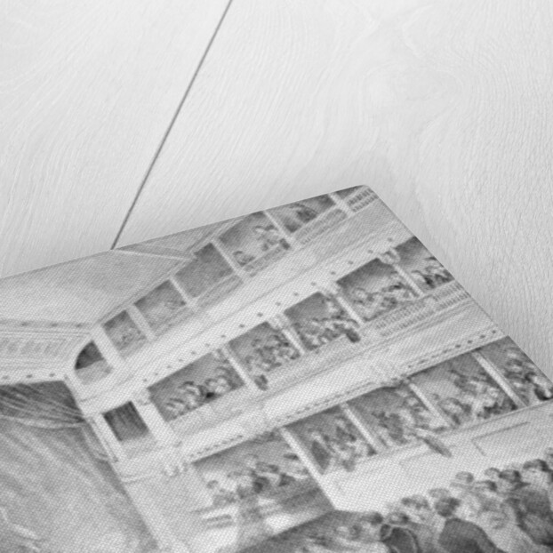 Interior of the Little Theatre, Haymarket in London, 1815 by George Jones