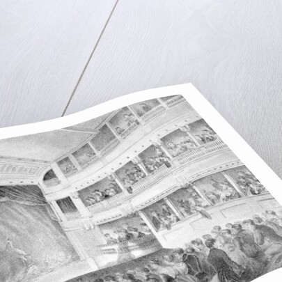 Interior of the Little Theatre, Haymarket in London, 1815 by George Jones